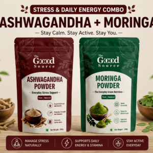 Stress & Daily Energy Combo (Ashwagandha + Moringa)
