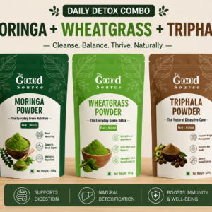 Daily Detox Combo (Moringa + Wheatgrass + Triphala)
